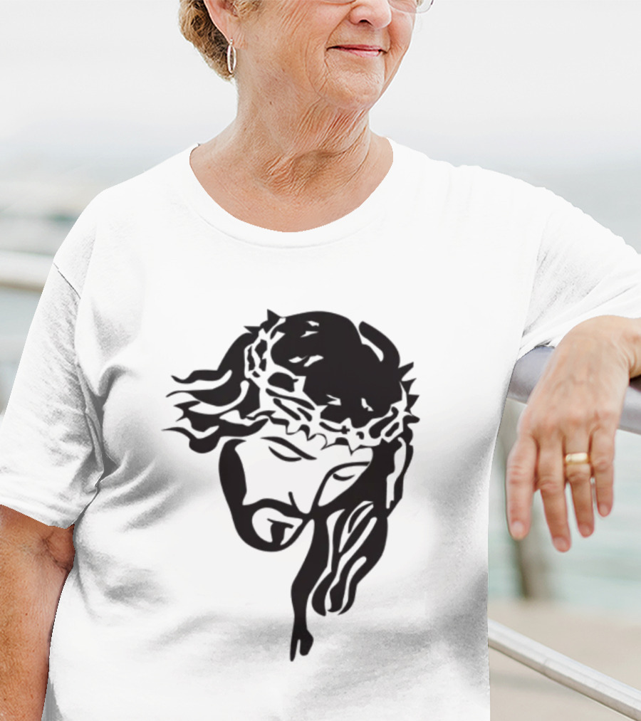 Jesus Christ Crown Of Thorns Christian T-Shirt