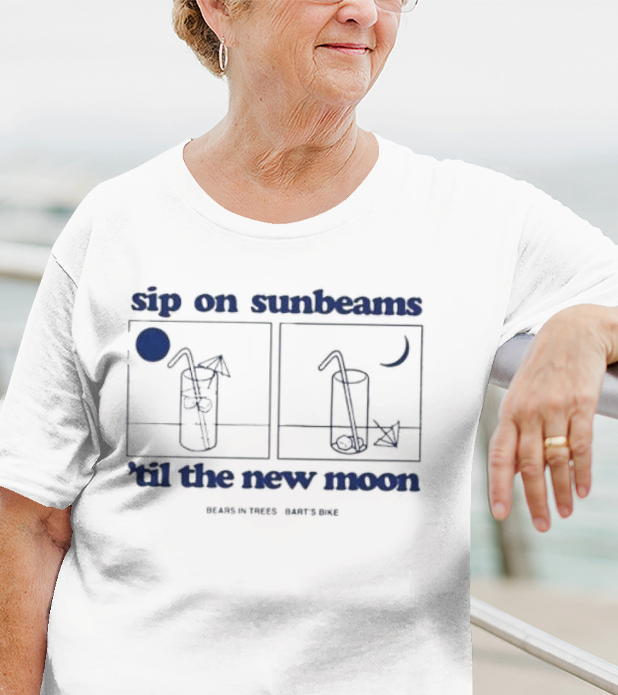Sip On Sunbeams Bears In Trees Bart's Bike 'Til The New Moon T-Shirt
