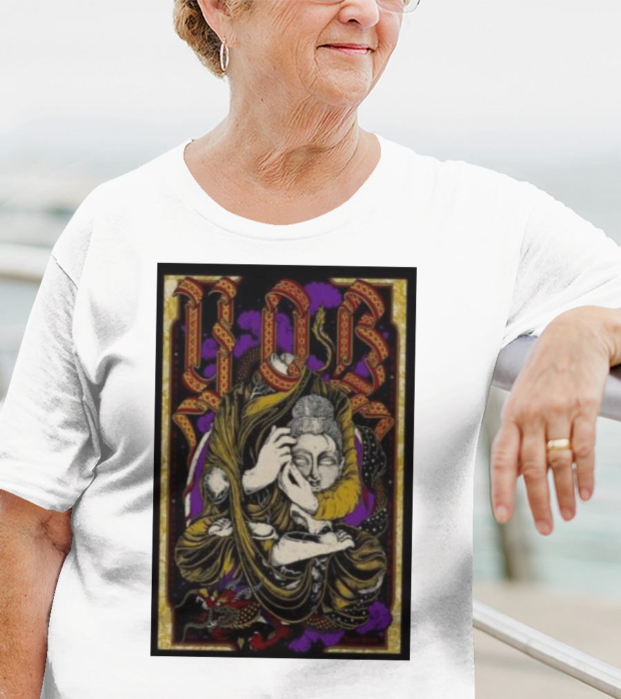YOB Eugene John Henry’s Dec 09 Psychedelic Fantasy Sculpture T-Shirt