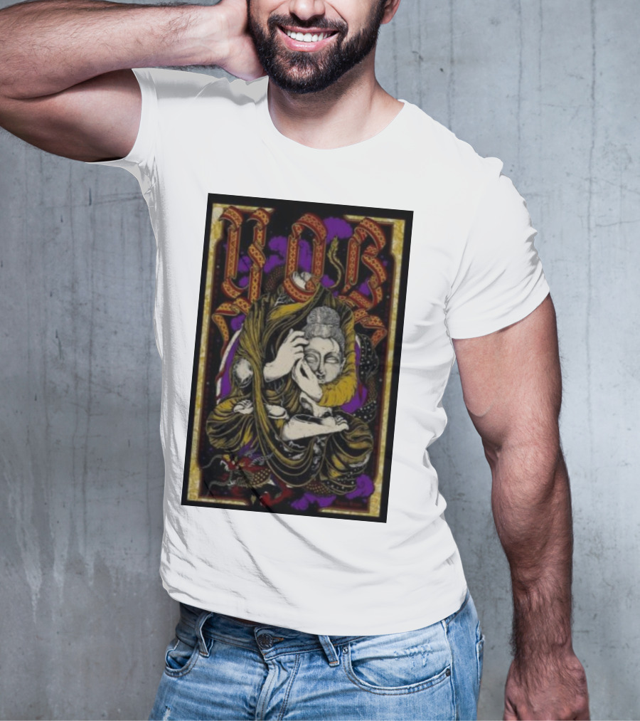 YOB Eugene John Henry’s Dec 09 Psychedelic Fantasy Sculpture T-Shirt