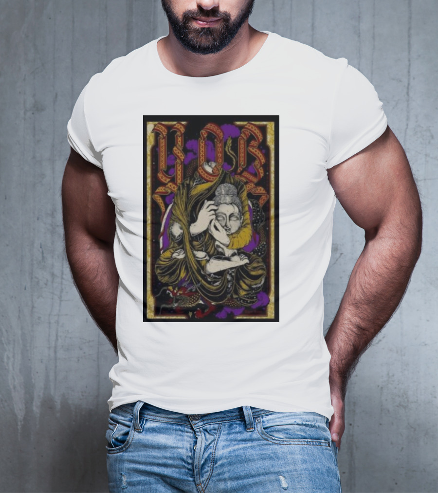 YOB Eugene John Henry’s Dec 09 Psychedelic Fantasy Sculpture T-Shirt