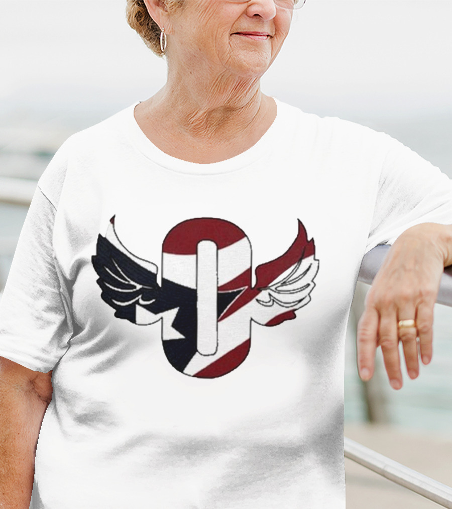 A1 Vintage Outkast Winged Emblem Flag T-Shirt