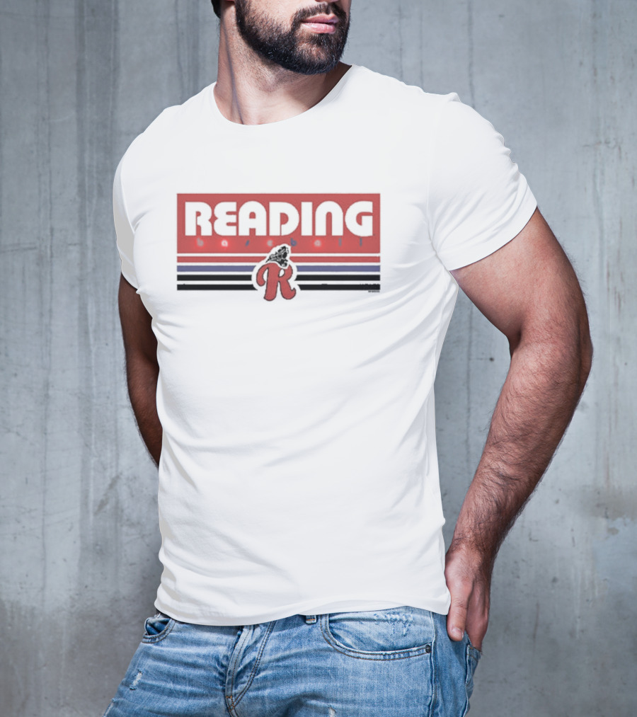 Reading Baseball Bimmridder Train Oatmeal T-Shirt