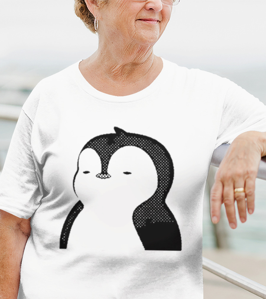 Luca Netz Penguin Chic Noir T-Shirt