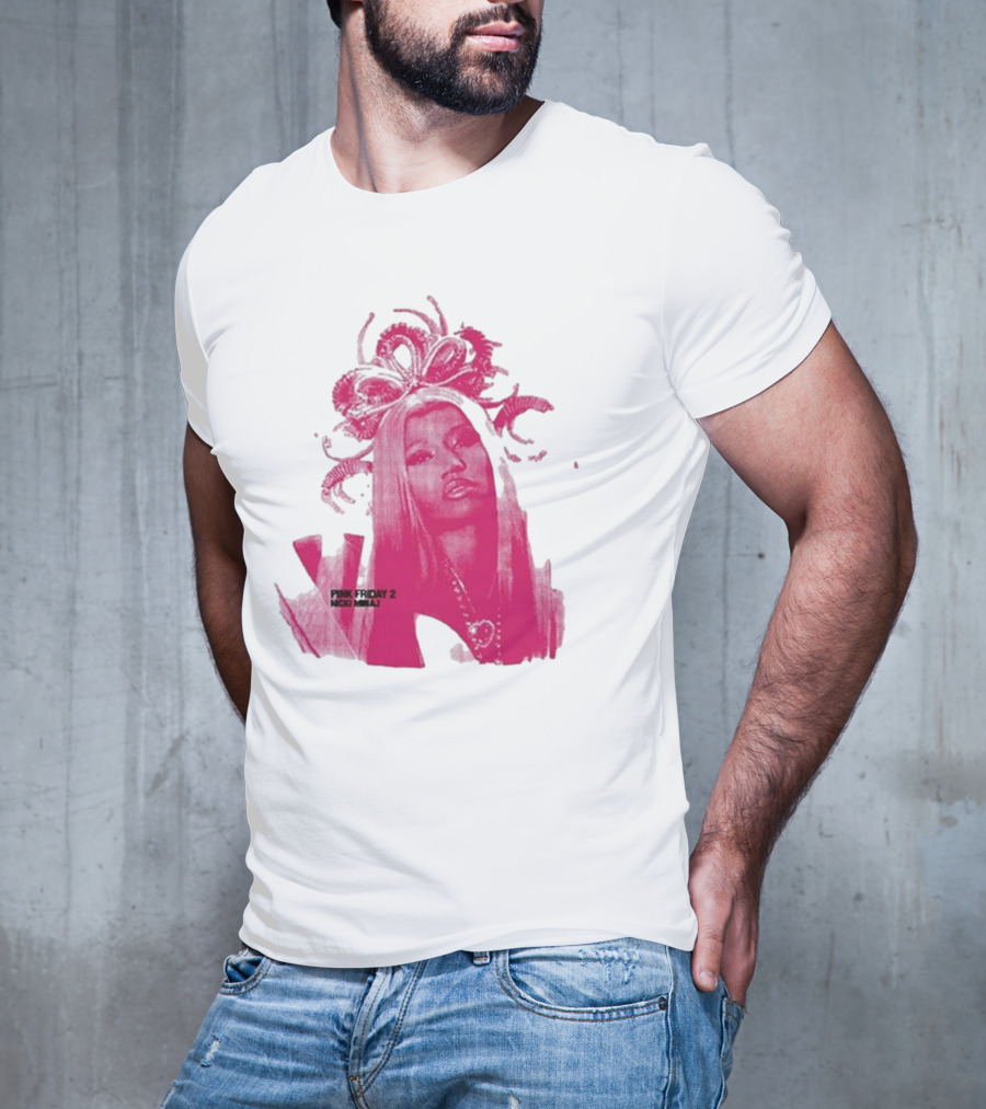 Nicki Minaj Pink Friday 2 Artistic Pink T-Shirt