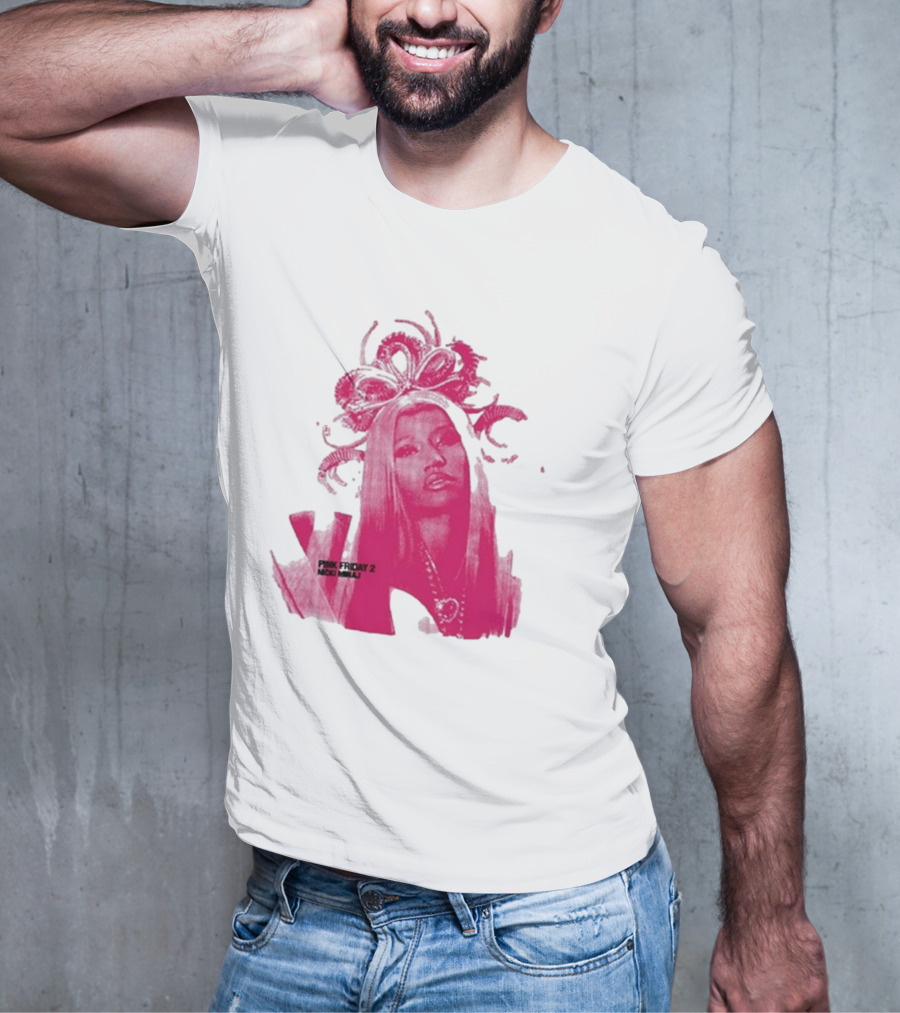 Nicki Minaj Pink Friday 2 Artistic Pink T-Shirt