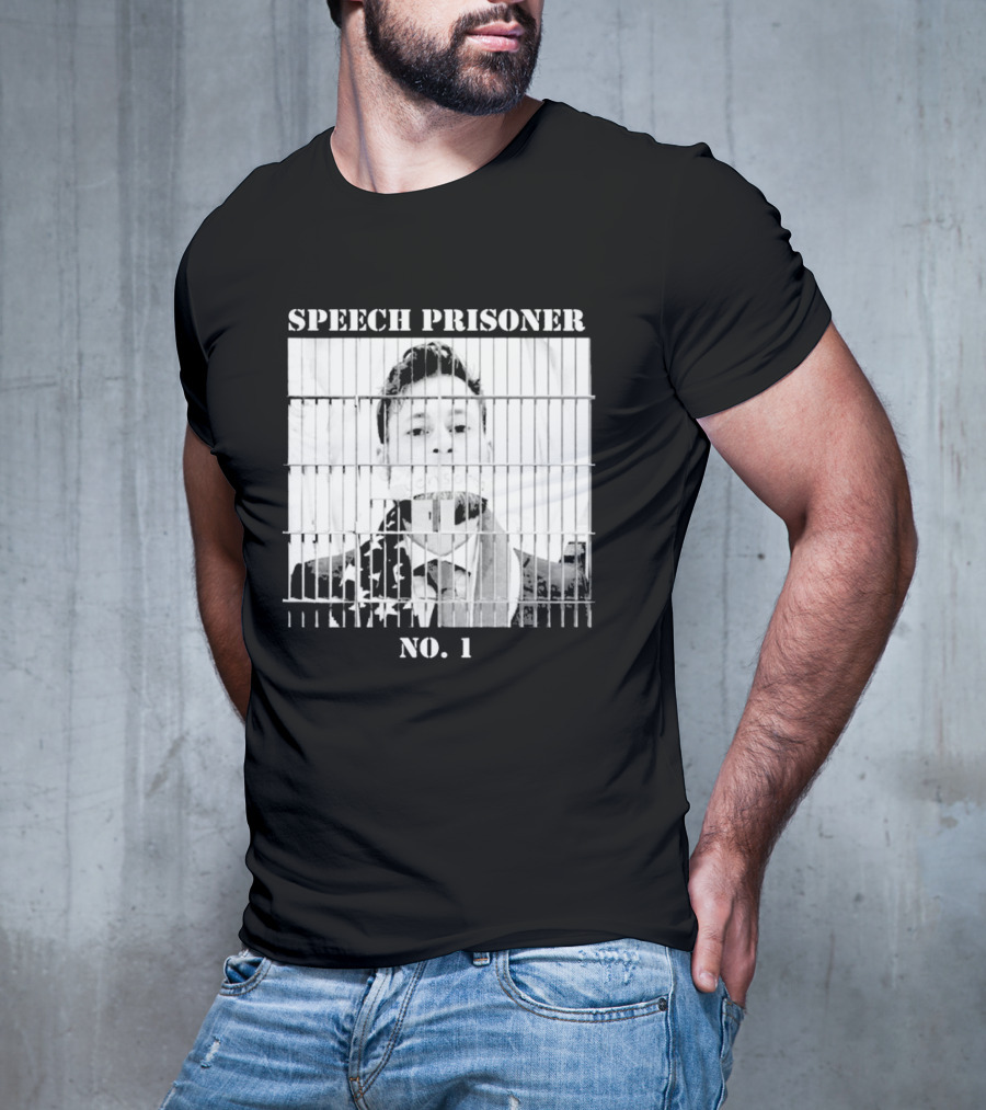 SPEECH PRISONER NO. 1 Owen Shroyer Photo T-Shirt