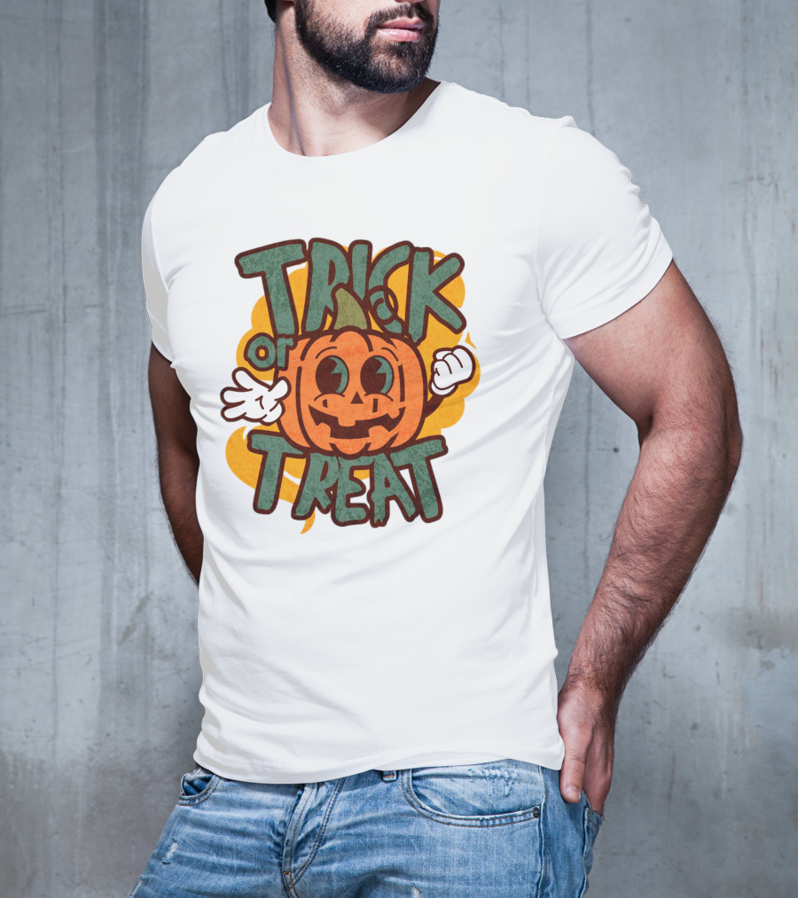 Trick Or Treat Pumpkin Character T-Shirt