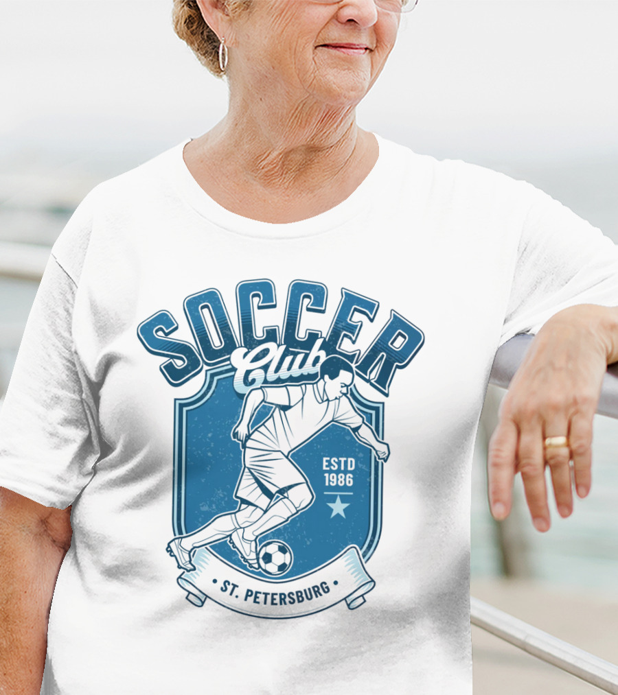 Soccer Club St. Petersburg ESTD 1986 T-Shirt