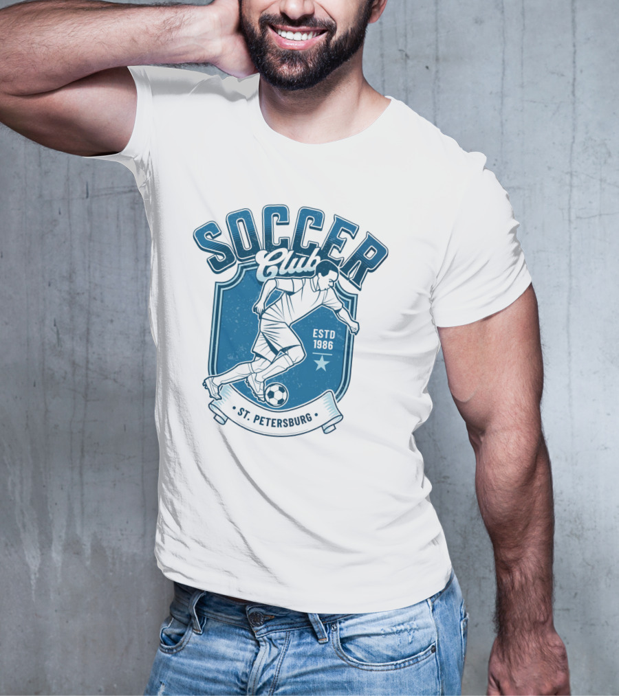 Soccer Club St. Petersburg ESTD 1986 T-Shirt