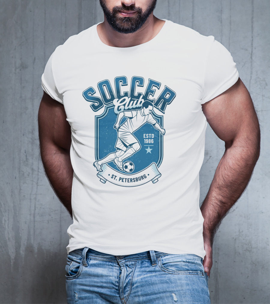 Soccer Club St. Petersburg ESTD 1986 T-Shirt