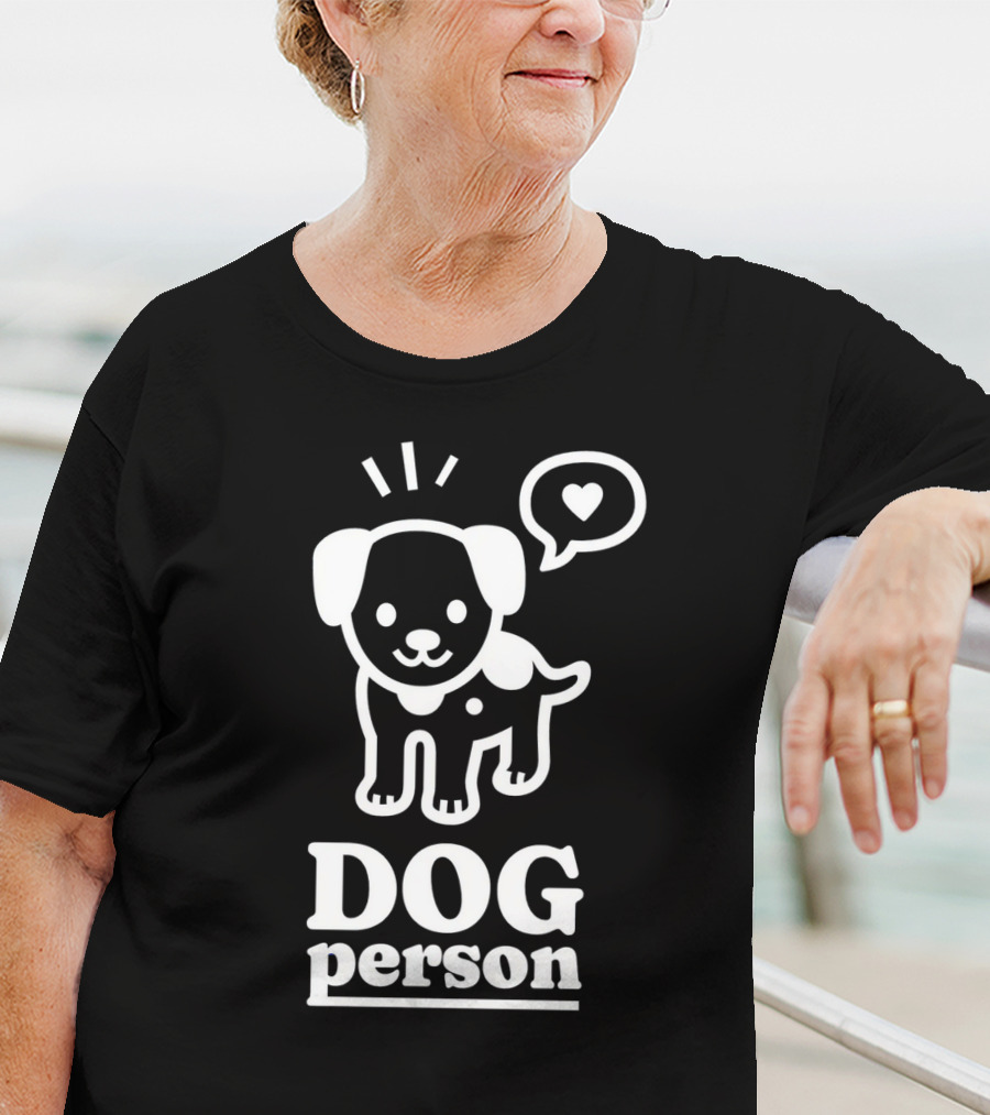 Dog Person Cute Animal Heart T-Shirt