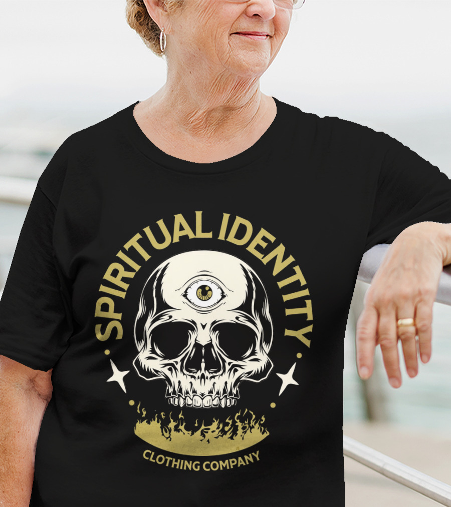 SPIRITUAL IDENTITY THREE-EYED SKULL CLOTHING COMPANY T-Shirt