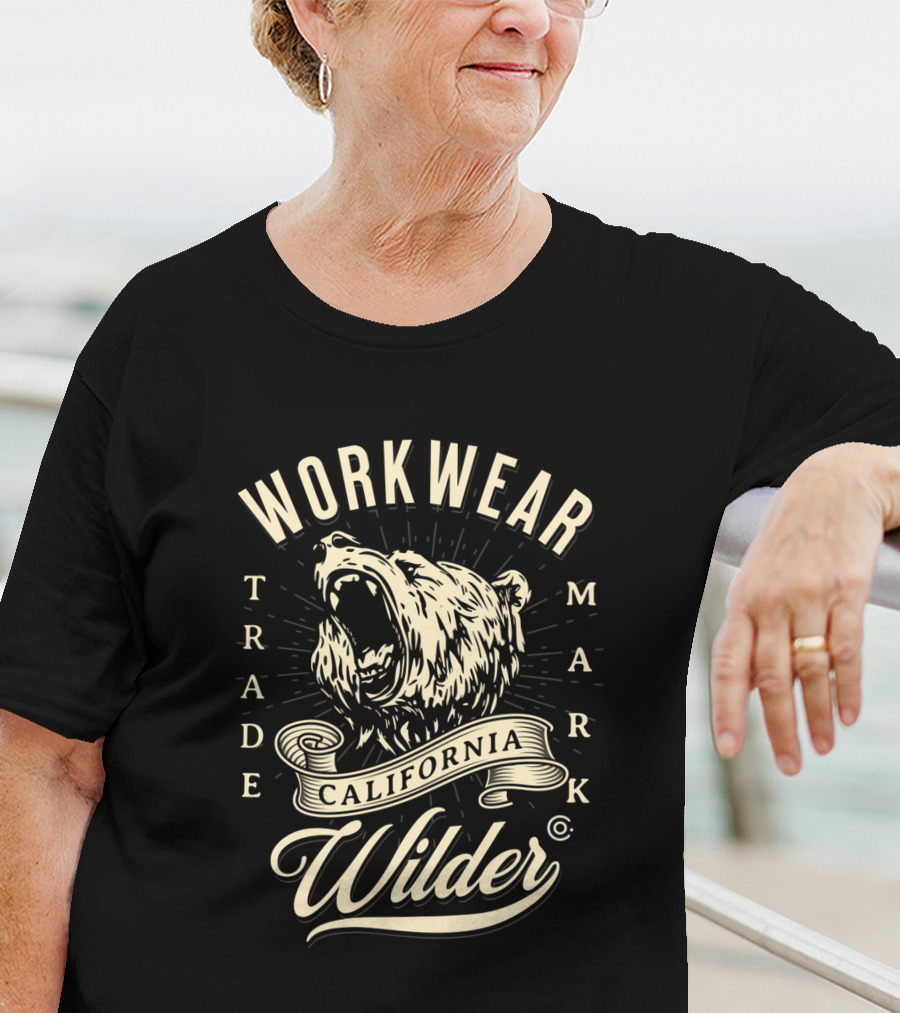 WORKWEAR TRADEMARK CALIFORNIA WILDER BEAR T-Shirt