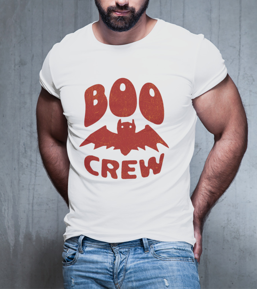 BOO CREW Bat Halloween T-Shirt