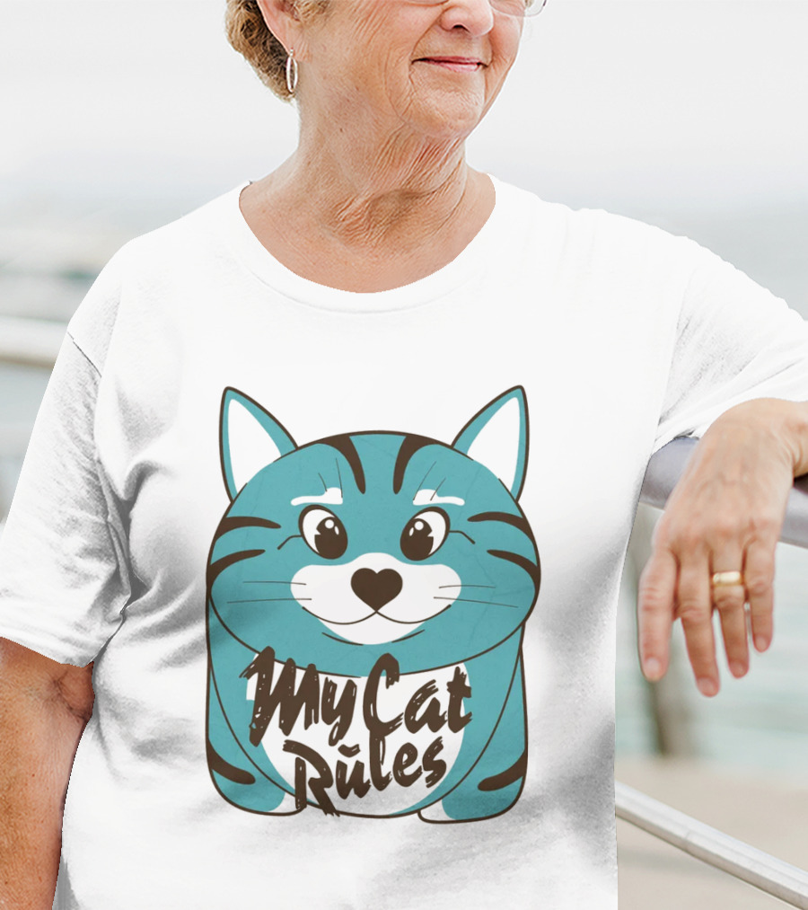 My Cat Rules Cute Animal T-Shirt