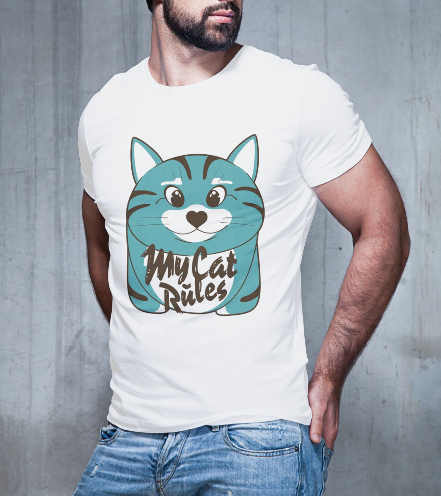 My Cat Rules Cute Animal T-Shirt