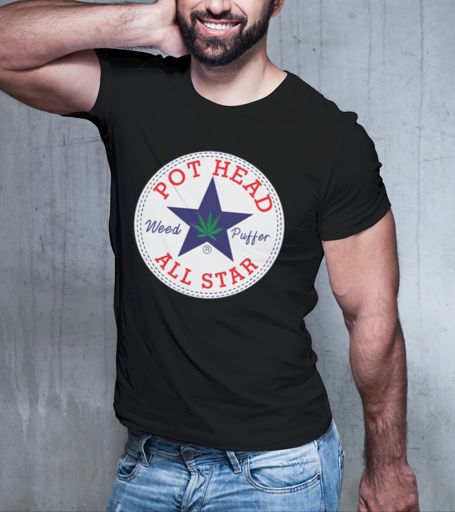 Pot Head Weed Puffer All Star T-Shirt