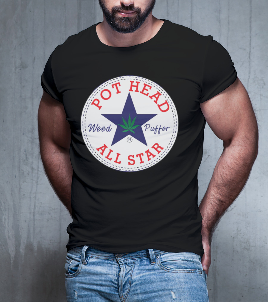 Pot Head Weed Puffer All Star T-Shirt
