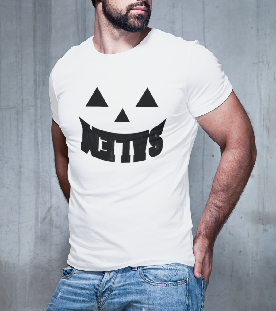 Salem Pumpkin Jack-O'-Lantern Face T-Shirt