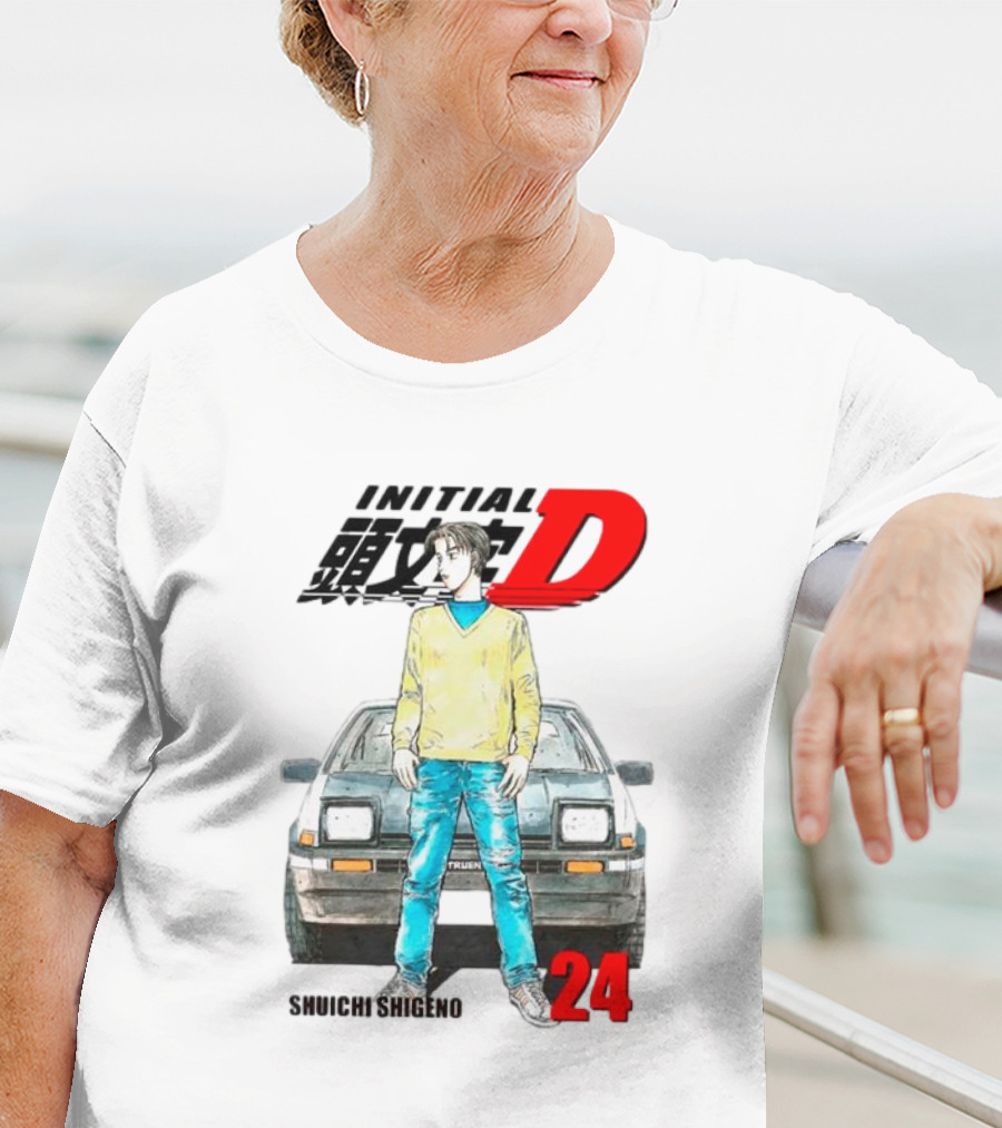 Initial D Shuichi Shigeno 24 T-Shirt