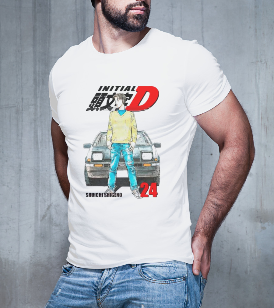 Initial D Shuichi Shigeno 24 T-Shirt