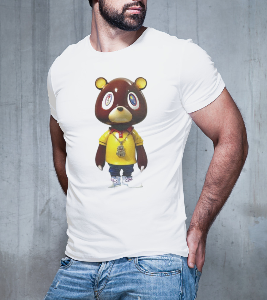Takashi Murakami Kanye West Bear Figurine T-Shirt