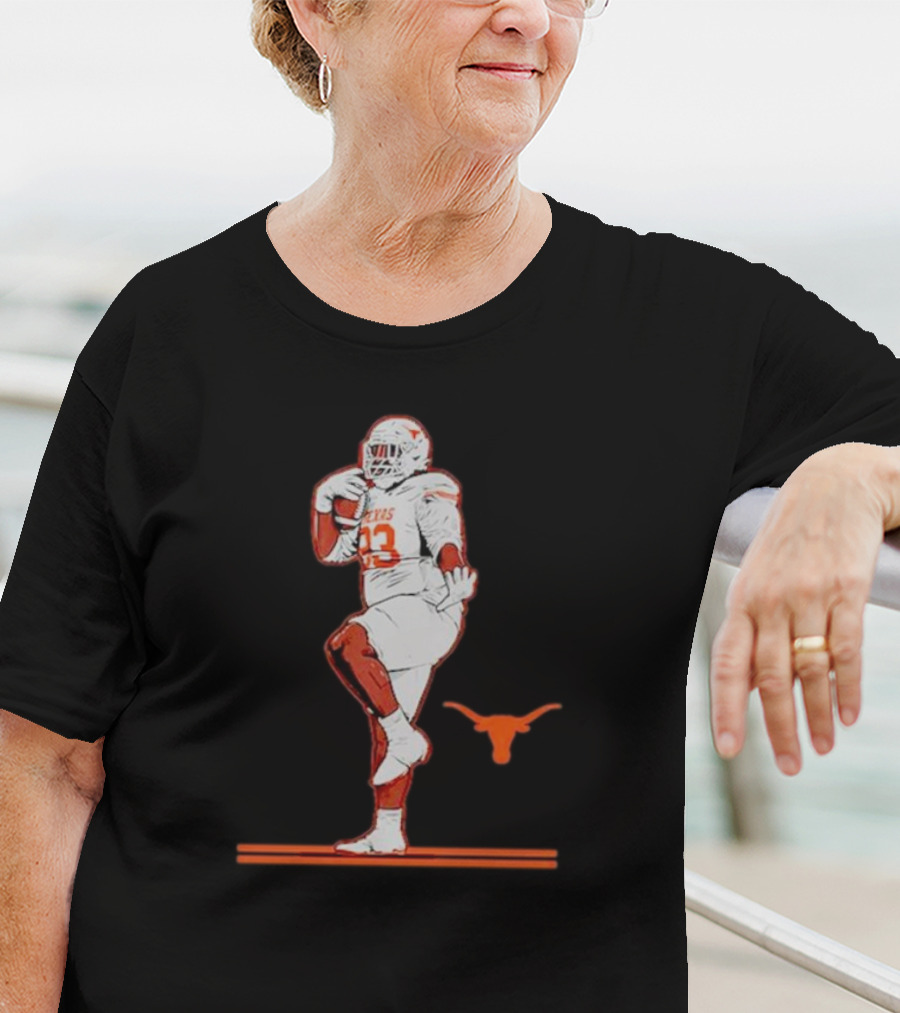 Texas Longhorns Football T’Vondre Sweat 93 Pose T-Shirt