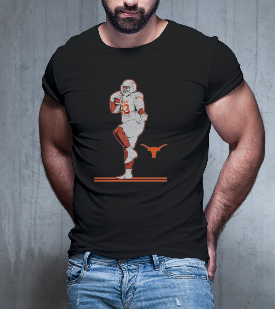 Texas Longhorns Football T’Vondre Sweat 93 Pose T-Shirt
