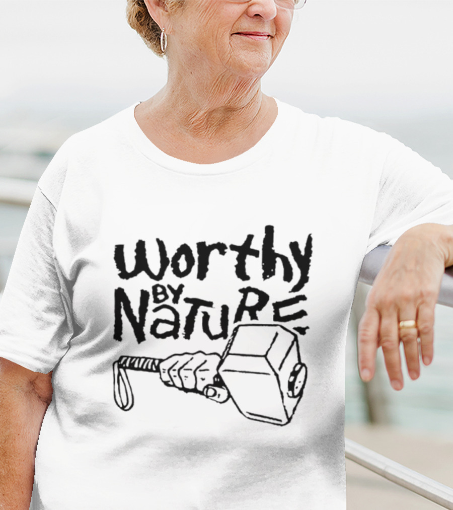 Worthy By Nature Thor Hammer Geek T-Shirt