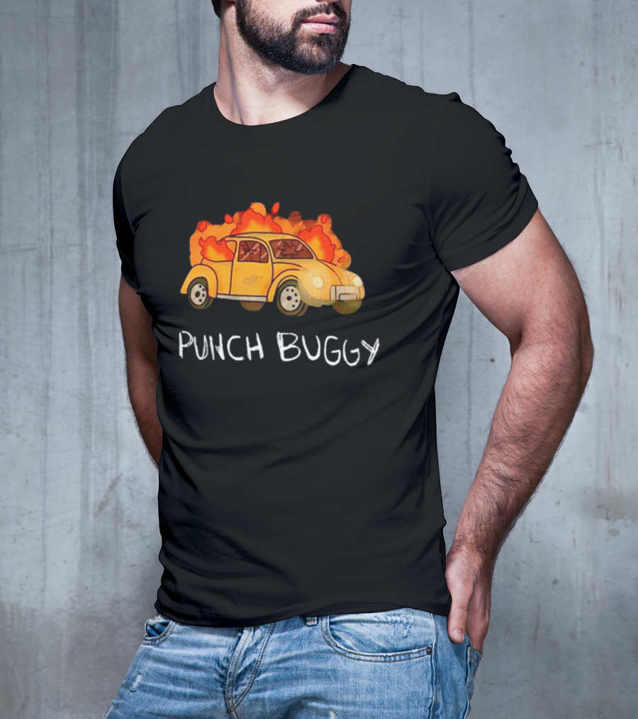 Graaavel’s Punch Buggy On Fire T-Shirt