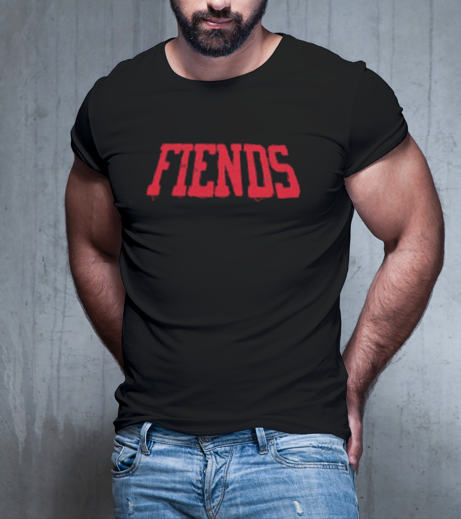 FIENDS Bas Fiends Wotarswwfu Red T-Shirt