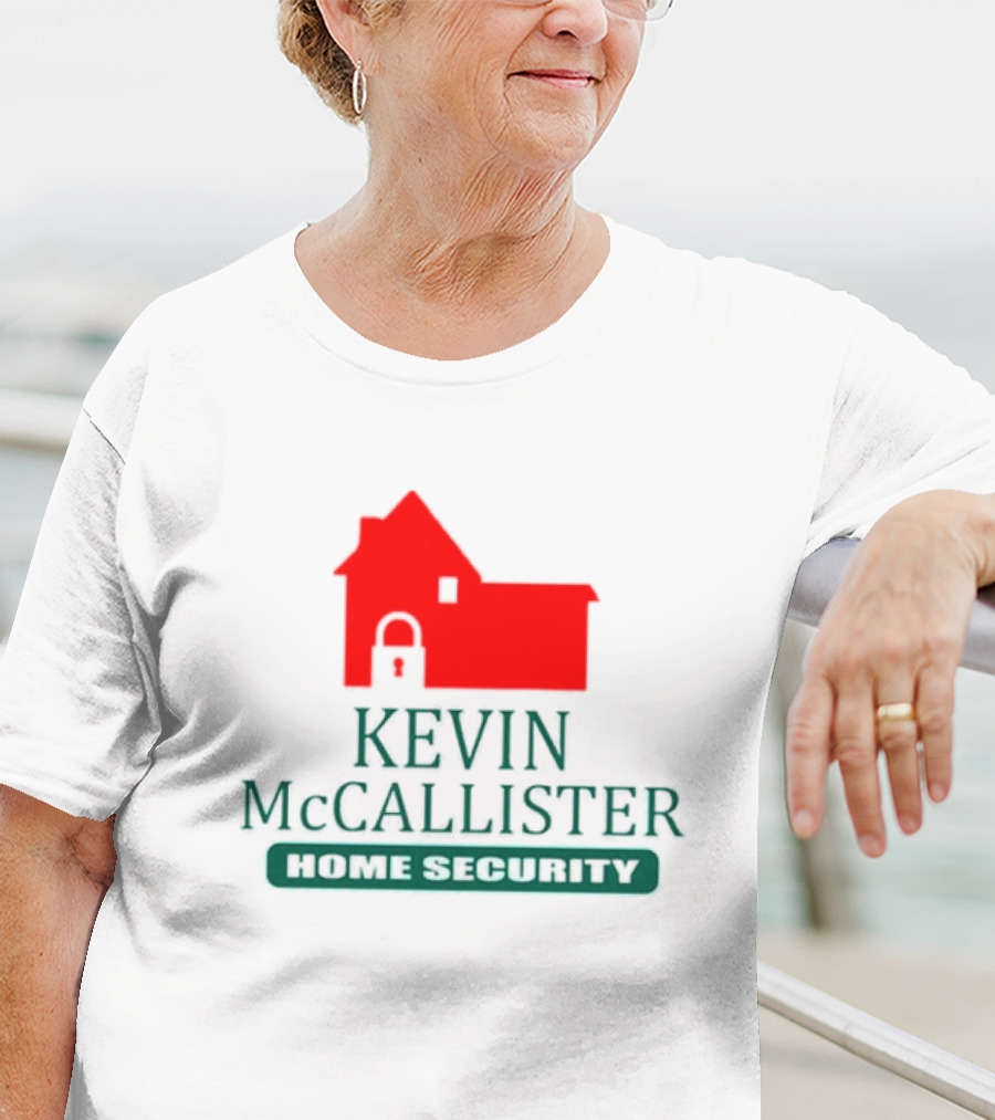Kevin McCallister Home Security Red House Lock T-Shirt