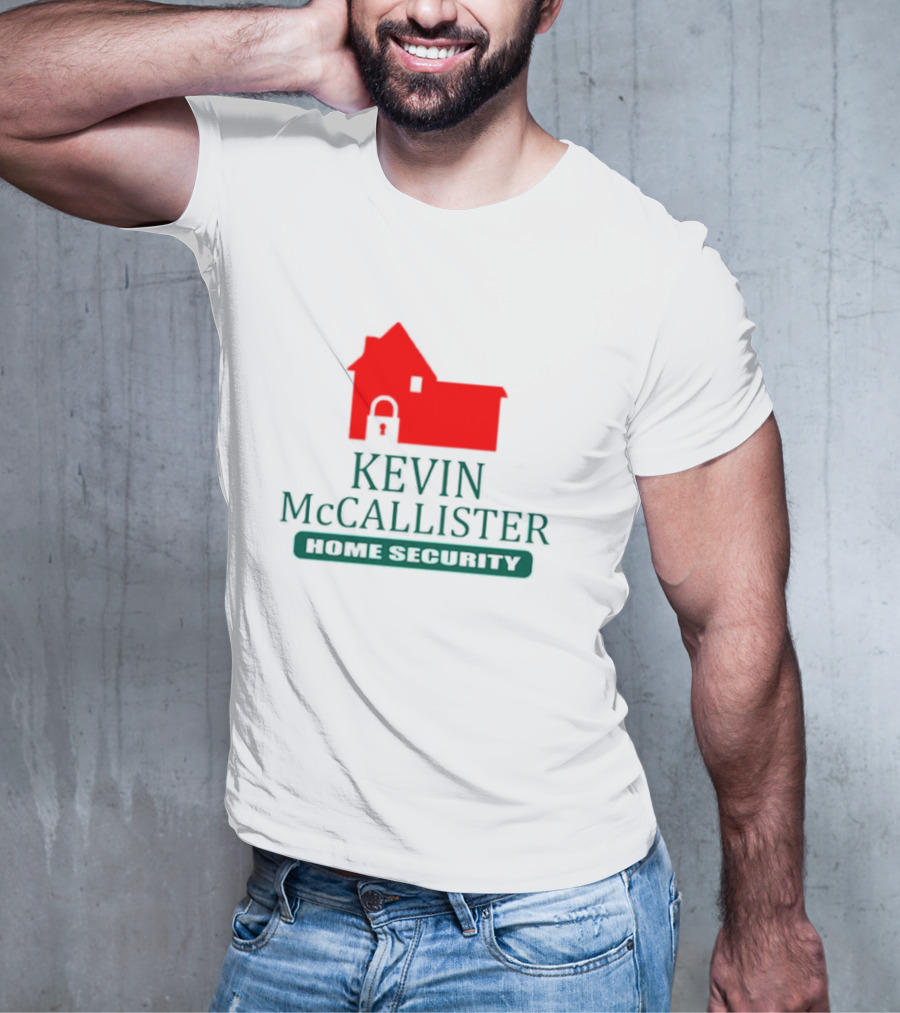 Kevin McCallister Home Security Red House Lock T-Shirt