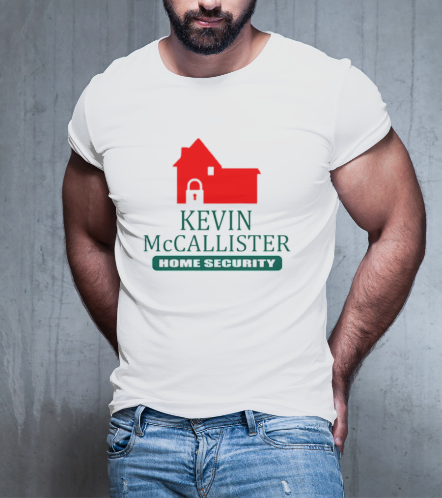 Kevin McCallister Home Security Red House Lock T-Shirt