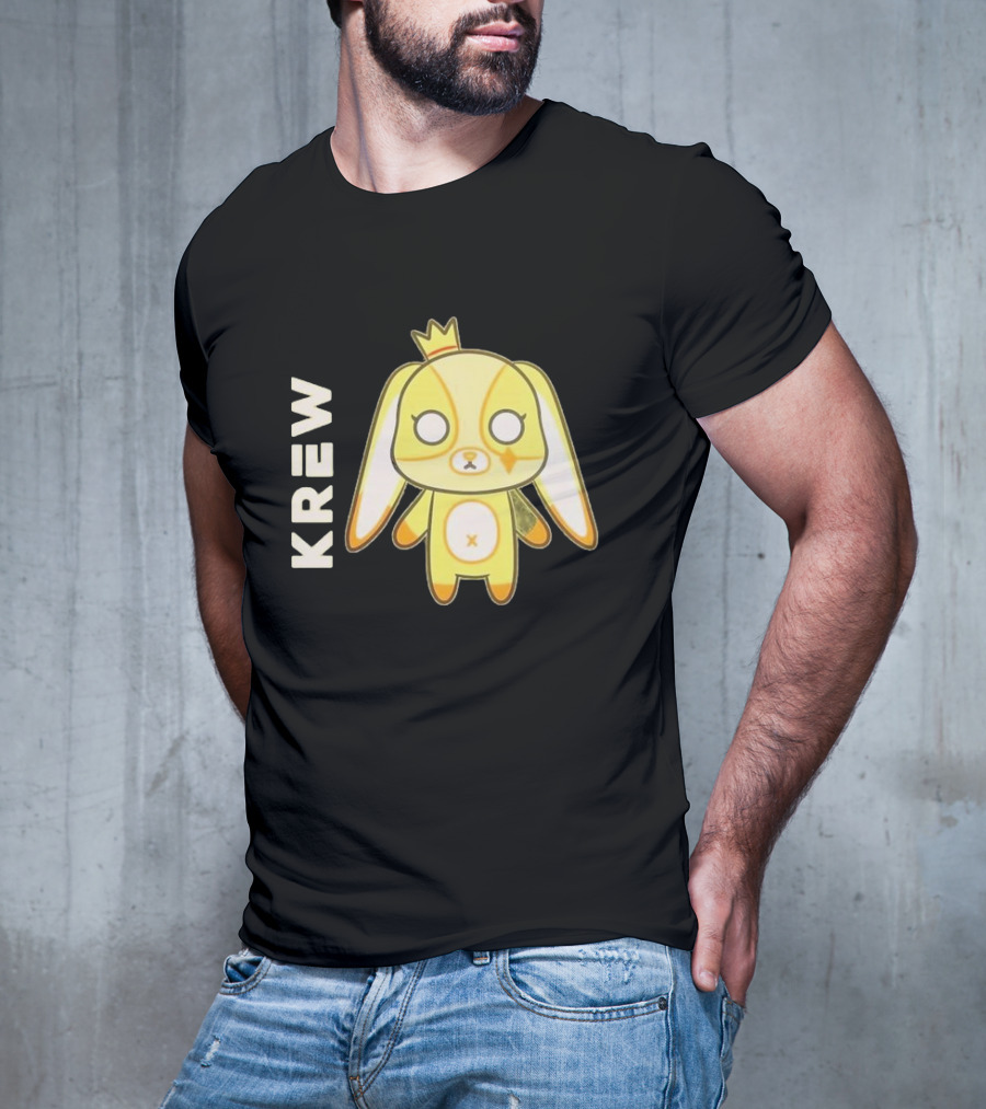 Krew Gold Crowned Teddy Character T-Shirt