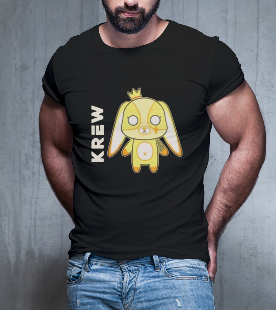 Krew Gold Crowned Teddy Character T-Shirt