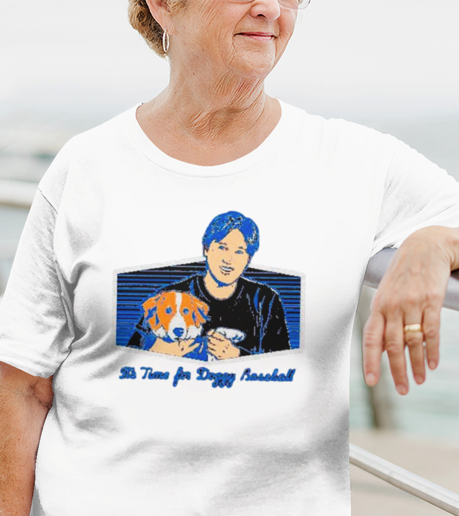 Shohei Ohtani It's Time For Doggy Baseball With Cute Pet T-Shirt