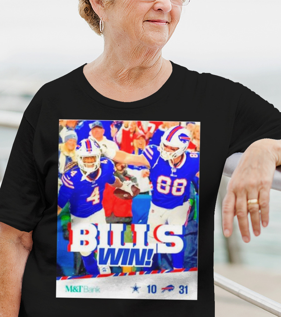 Buffalo Bills Win Dallas Cowboys 31-10 T-Shirt