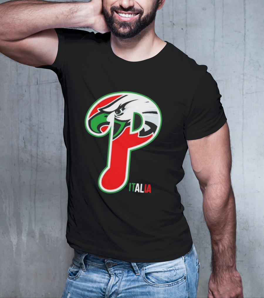 Matt Patricia Philadelphia Eagles Phillies P Italia T-Shirt