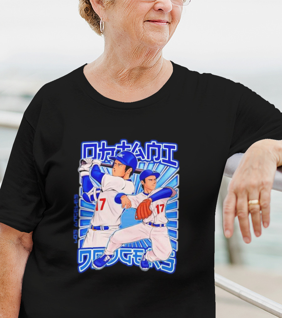 Shohei Ohtani Los Angeles Baseball Hero In Action Japan T-Shirt