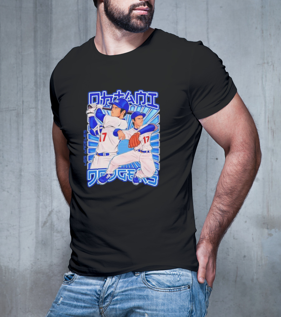Shohei Ohtani Los Angeles Baseball Hero In Action Japan T-Shirt