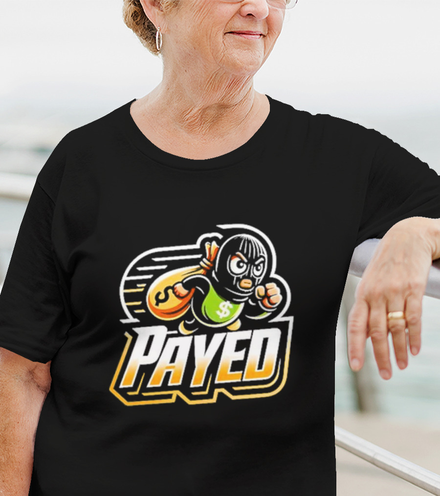 Ayed Payed Money Bag Masked Runner T-Shirt
