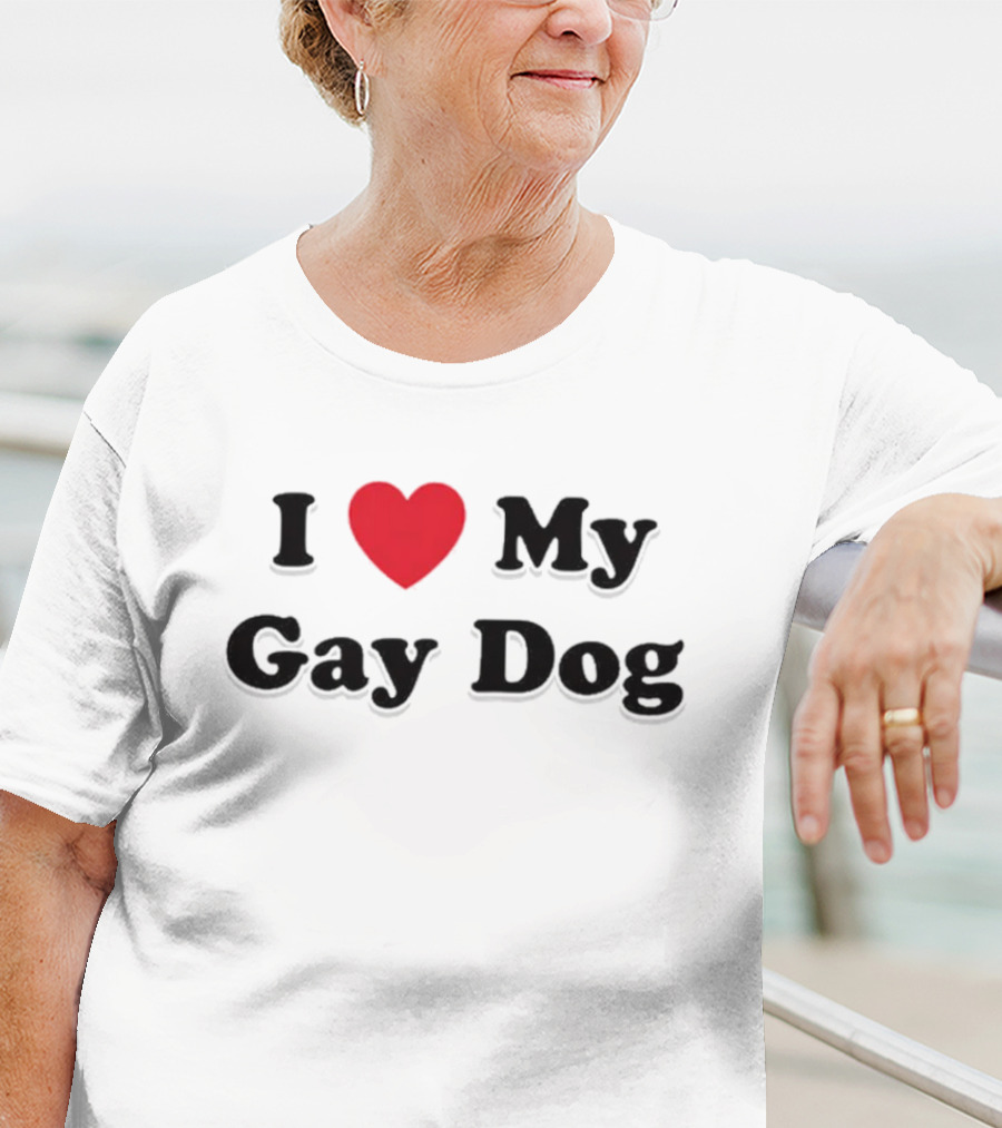 I Heart My Gay Dog T-Shirt