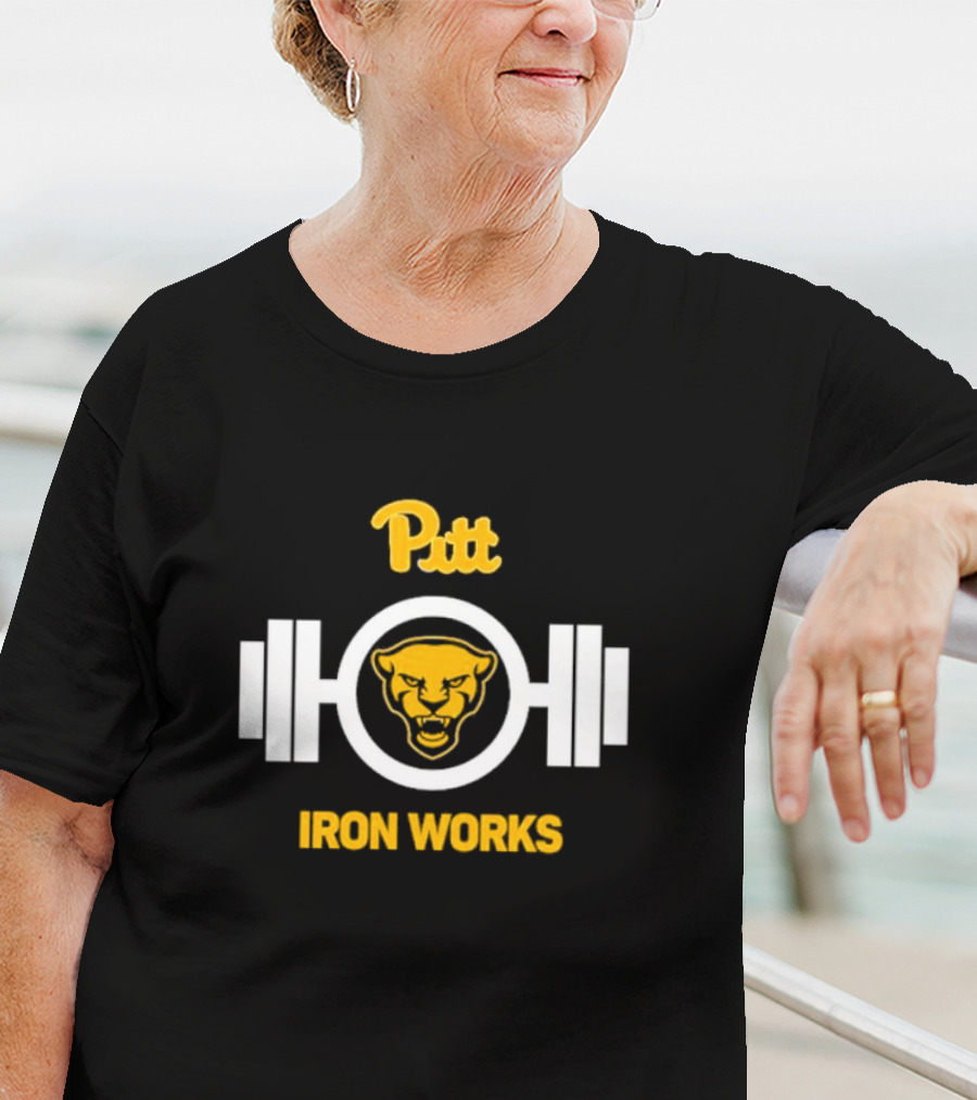 Pitt Panthers Iron Works Powerlifting T-Shirt