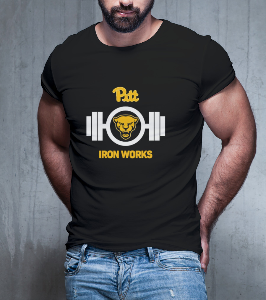 Pitt Panthers Iron Works Powerlifting T-Shirt