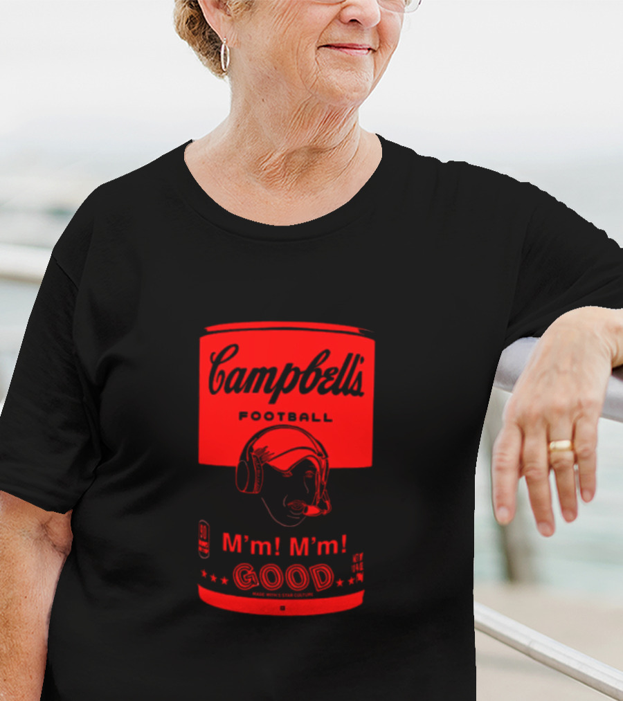 Campbell’s Football M'm M'm Good Soup Can T-Shirt