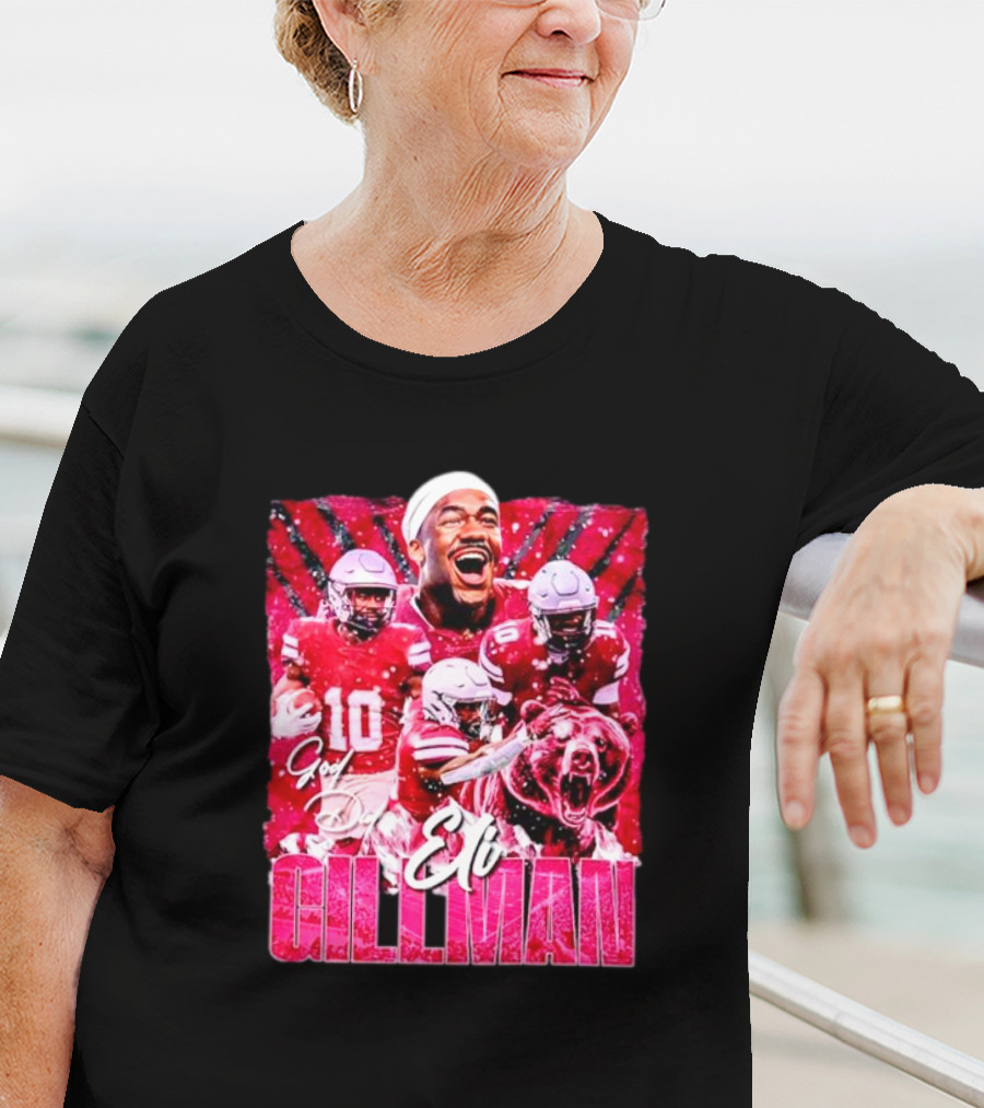 Gillman God Efo Heavyweight Premium Vintage Football T-Shirt