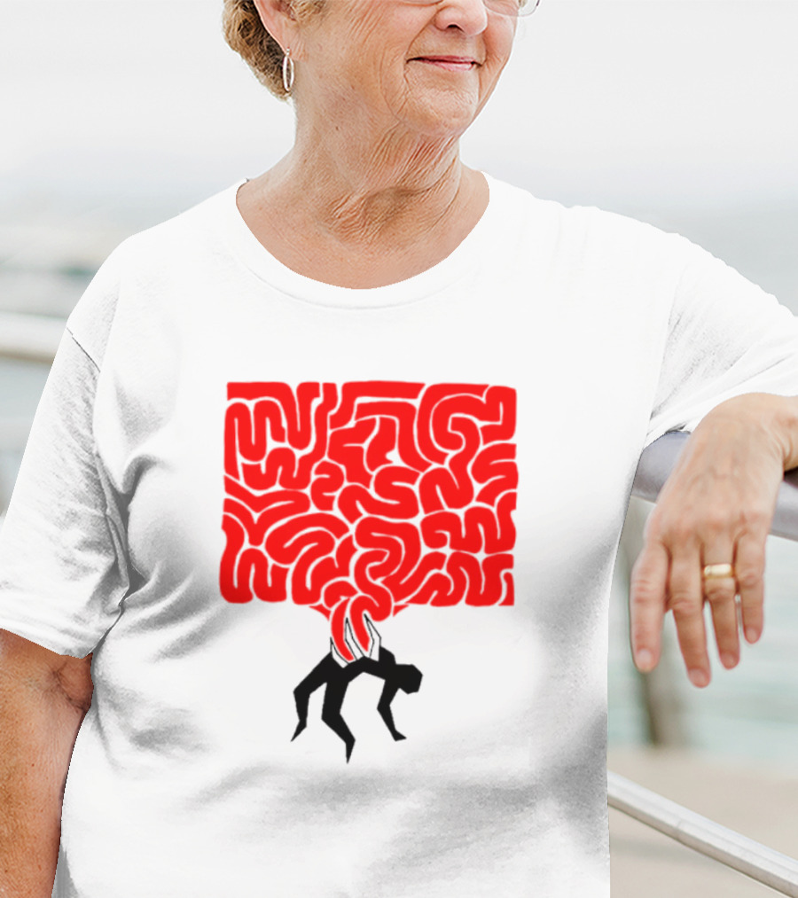 My Body Betrayed Me Red Maze Burden T-Shirt