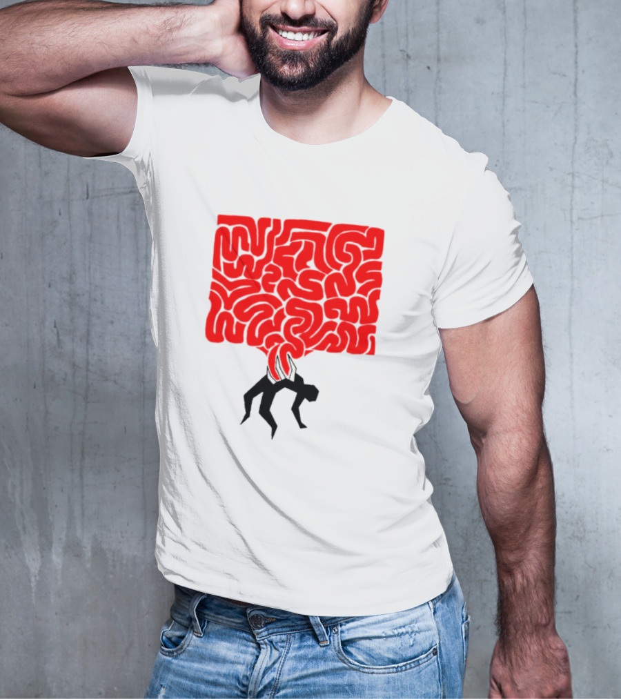 My Body Betrayed Me Red Maze Burden T-Shirt